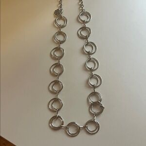 3 for $12 Silver Link Circle Necklace - Women Jewelry